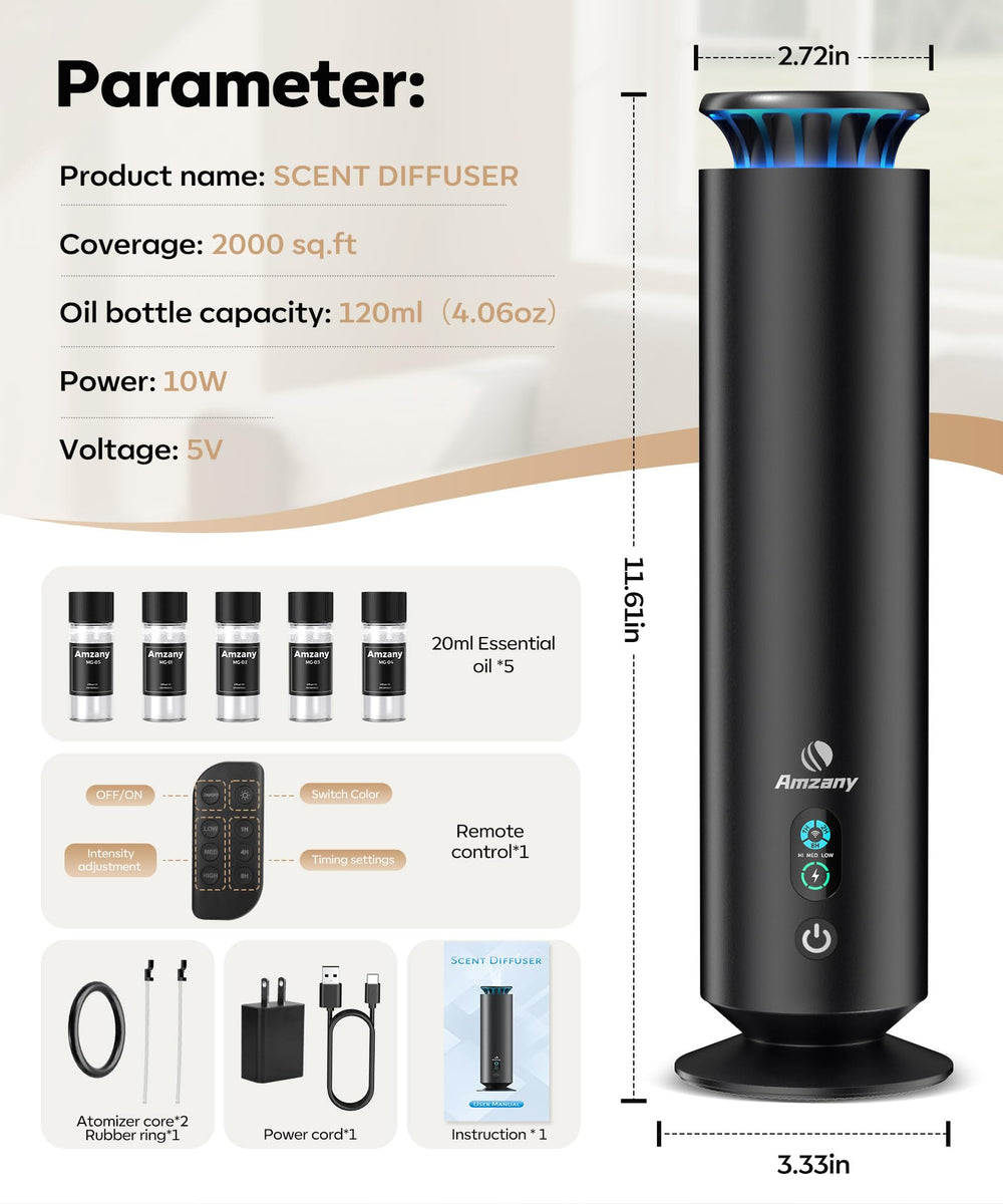 Amzany safety-first design and upright usage for peace of mind.