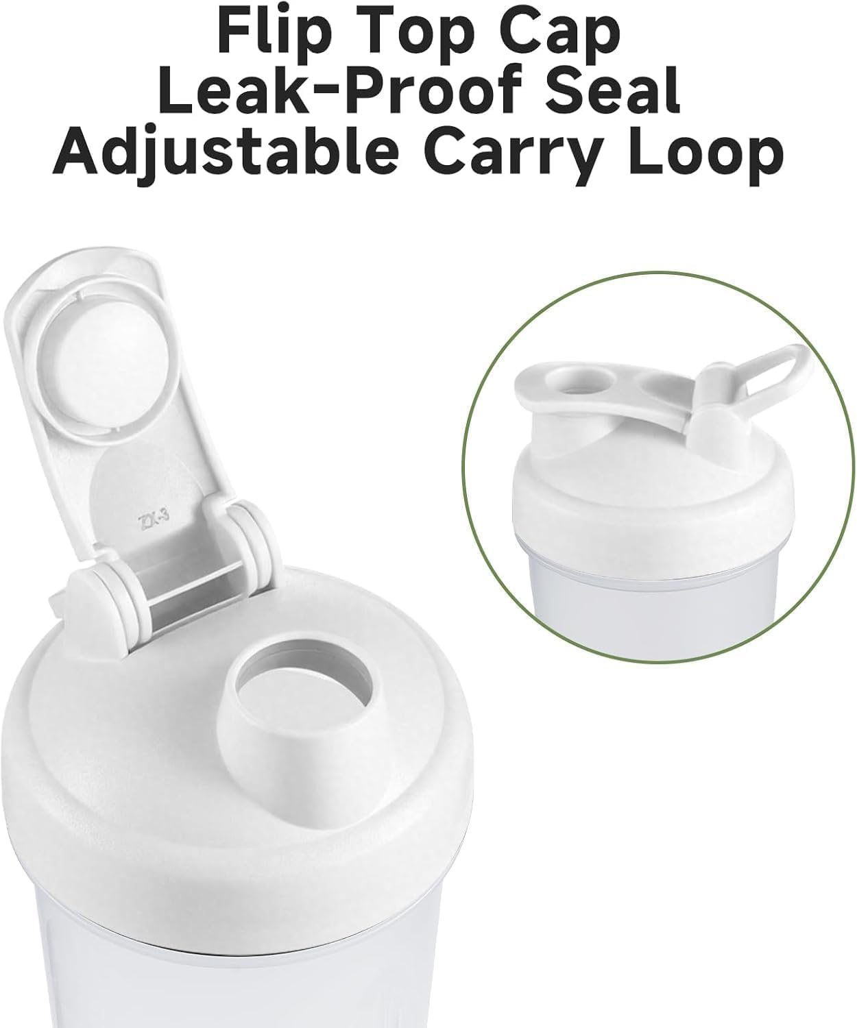 AMZCHEF Shaker BPA-free food-grade plastic ensures safe daily use.