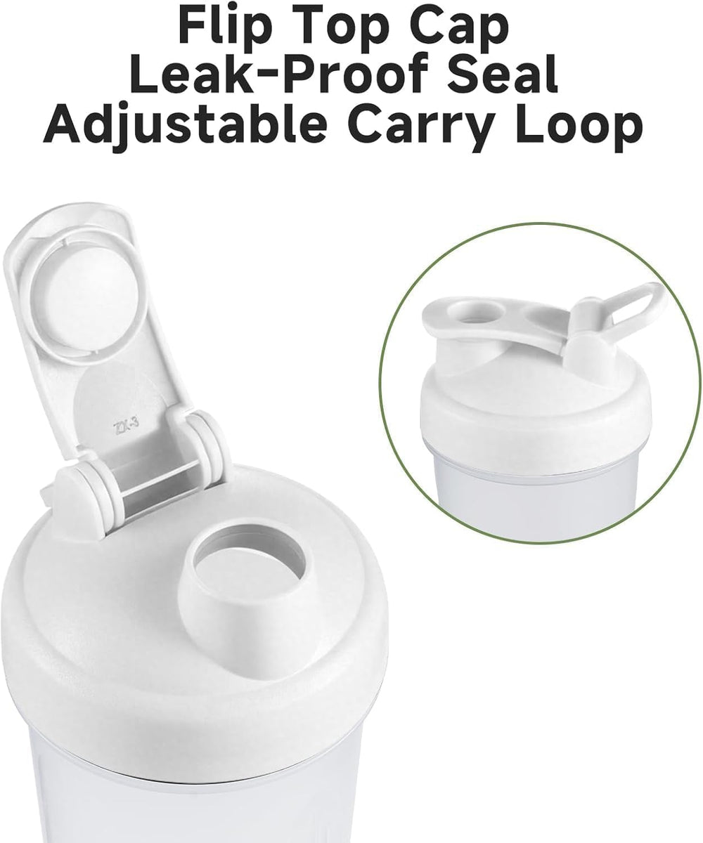 AMZCHEF Shaker BPA-free food-grade plastic ensures safe daily use.