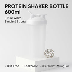 AMZCHEF Shaker ergonomic non-slip grip for comfortable handling while training.