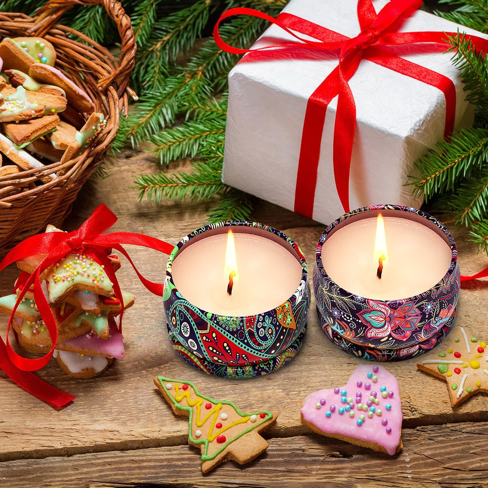 Amzwax Vanilla candle tin offers cozy sweetness for relaxing evenings