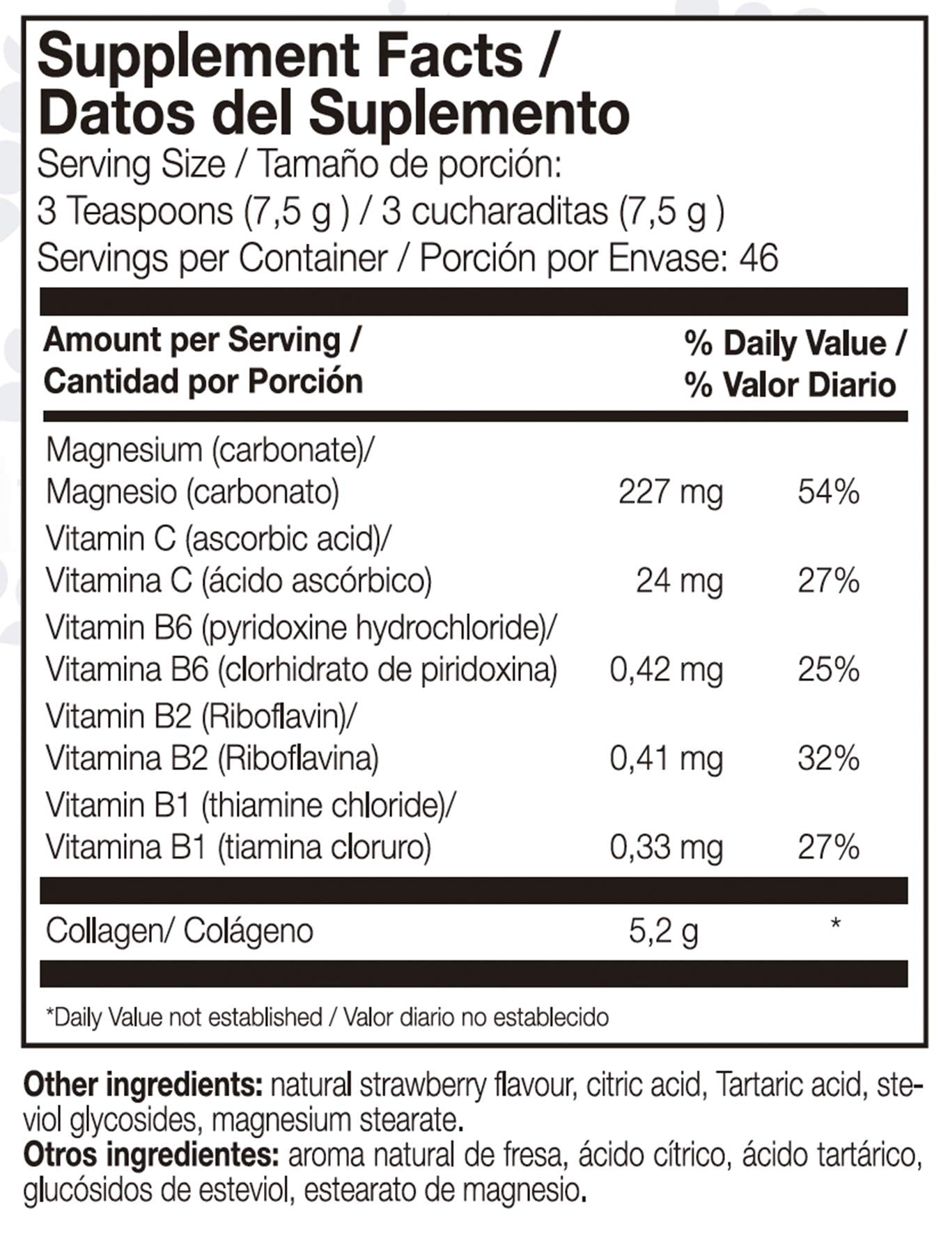 AML Sport collagen powder scoop shows strawberry flavor for easy daily mix.