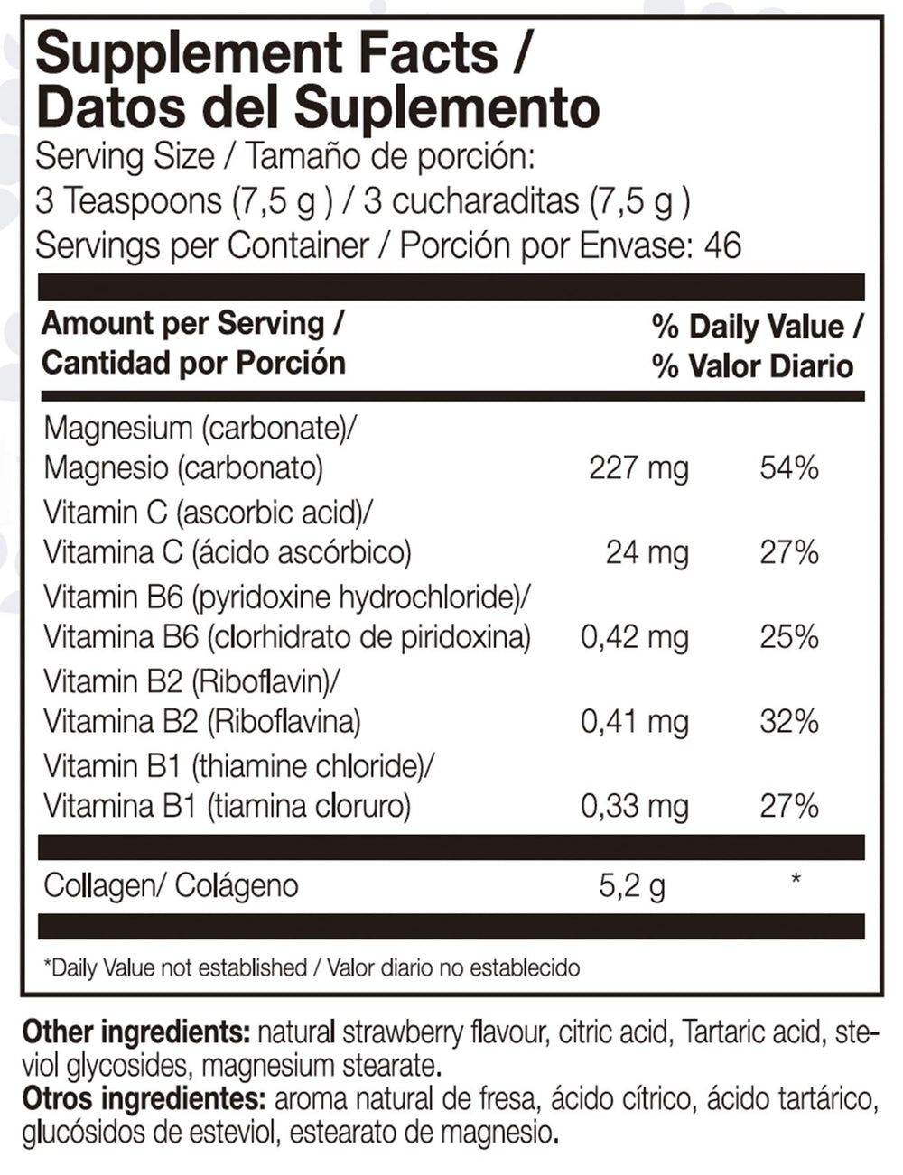 AML Sport collagen powder scoop shows strawberry flavor for easy daily mix.