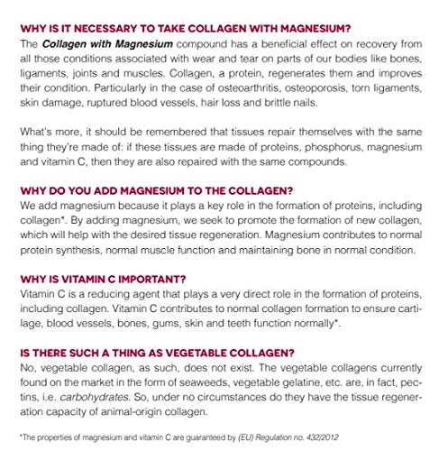 Ana María Lajusticia collagen magnesium nutrition facts panel closeup offers transparency for daily use