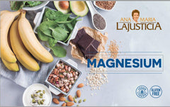 Ana Maria Lajusticia Magnesium 5-in-1 capsules demonstrate convenient vegan tablets