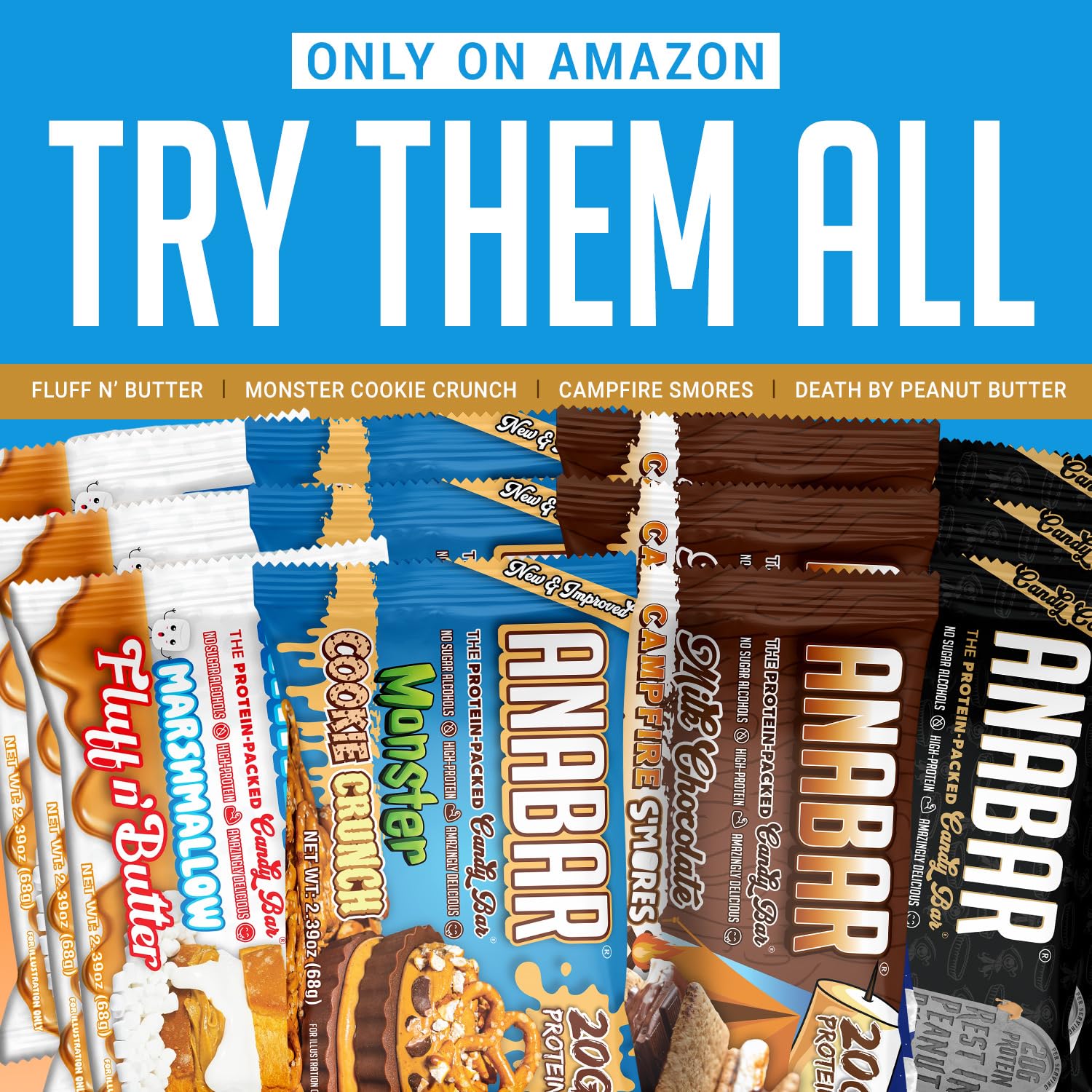 Anabar Monster Cookie Crunch bar offers indulgent taste with a protein punch.