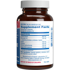 Anabolic Laboratories Multi Digestive Enzymes capsules closeup for comprehensive digestion