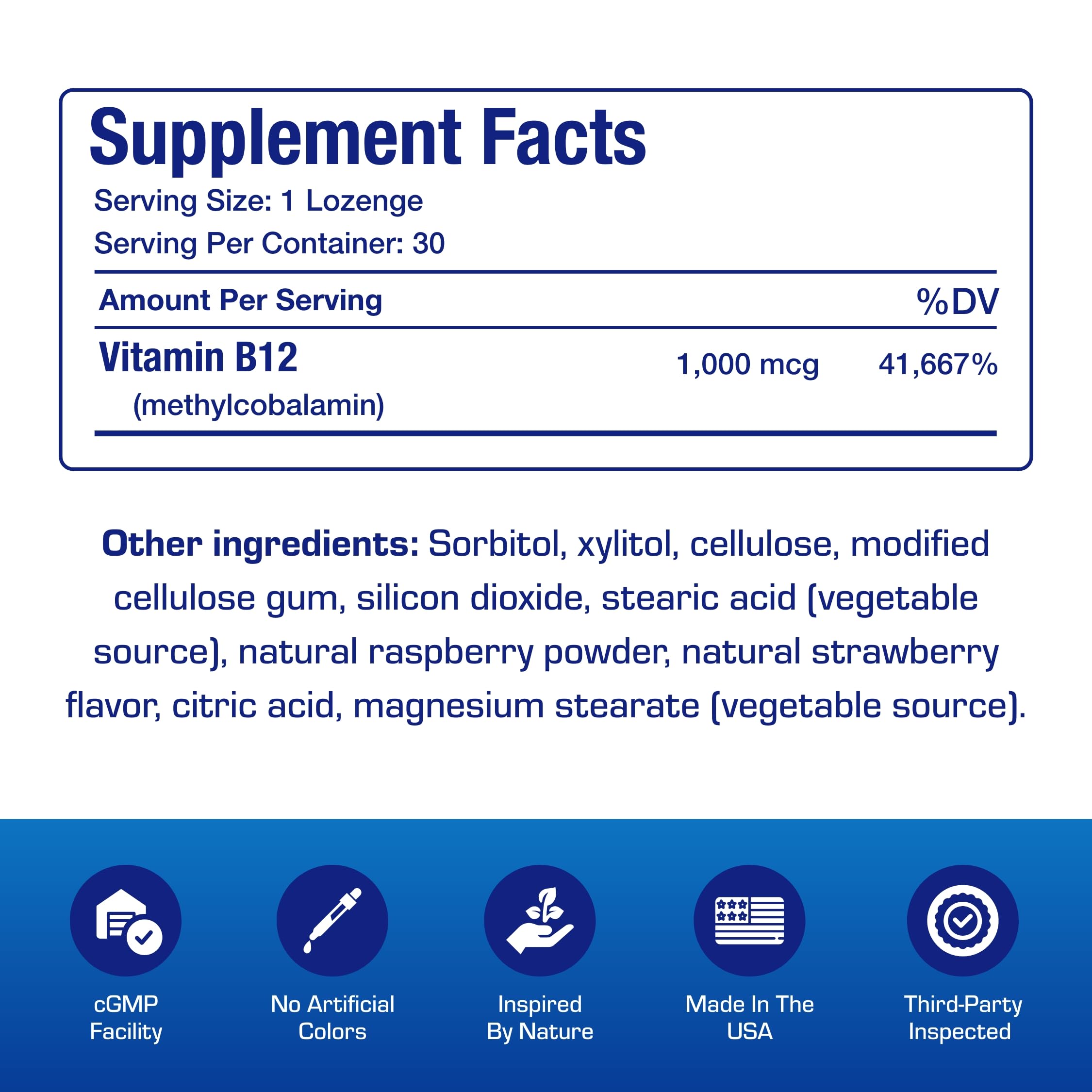 Berry flavor lozenge from Anabolic Laboratories for easy daily use