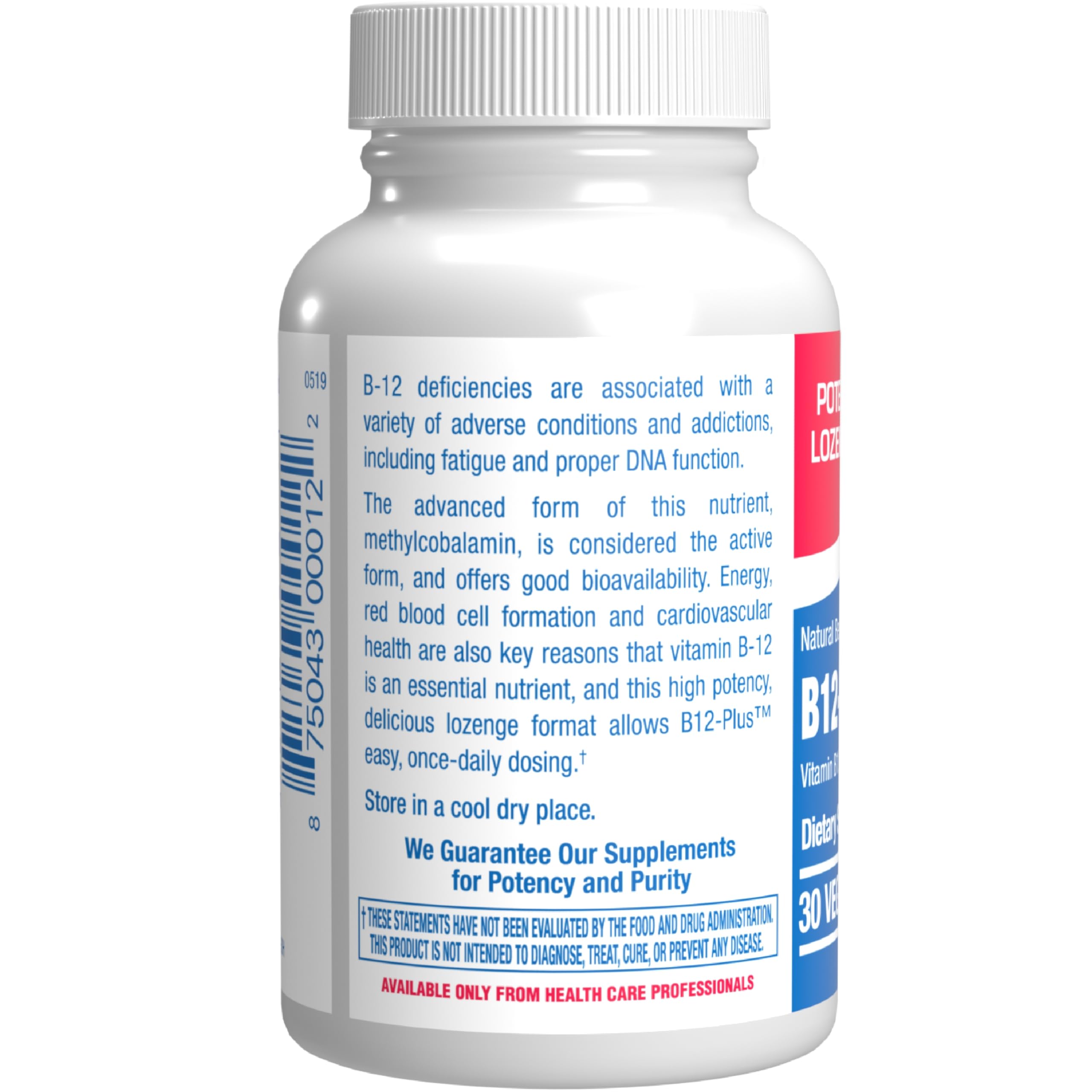 Sublingual lozenge dissolving under tongue for quick absorption
