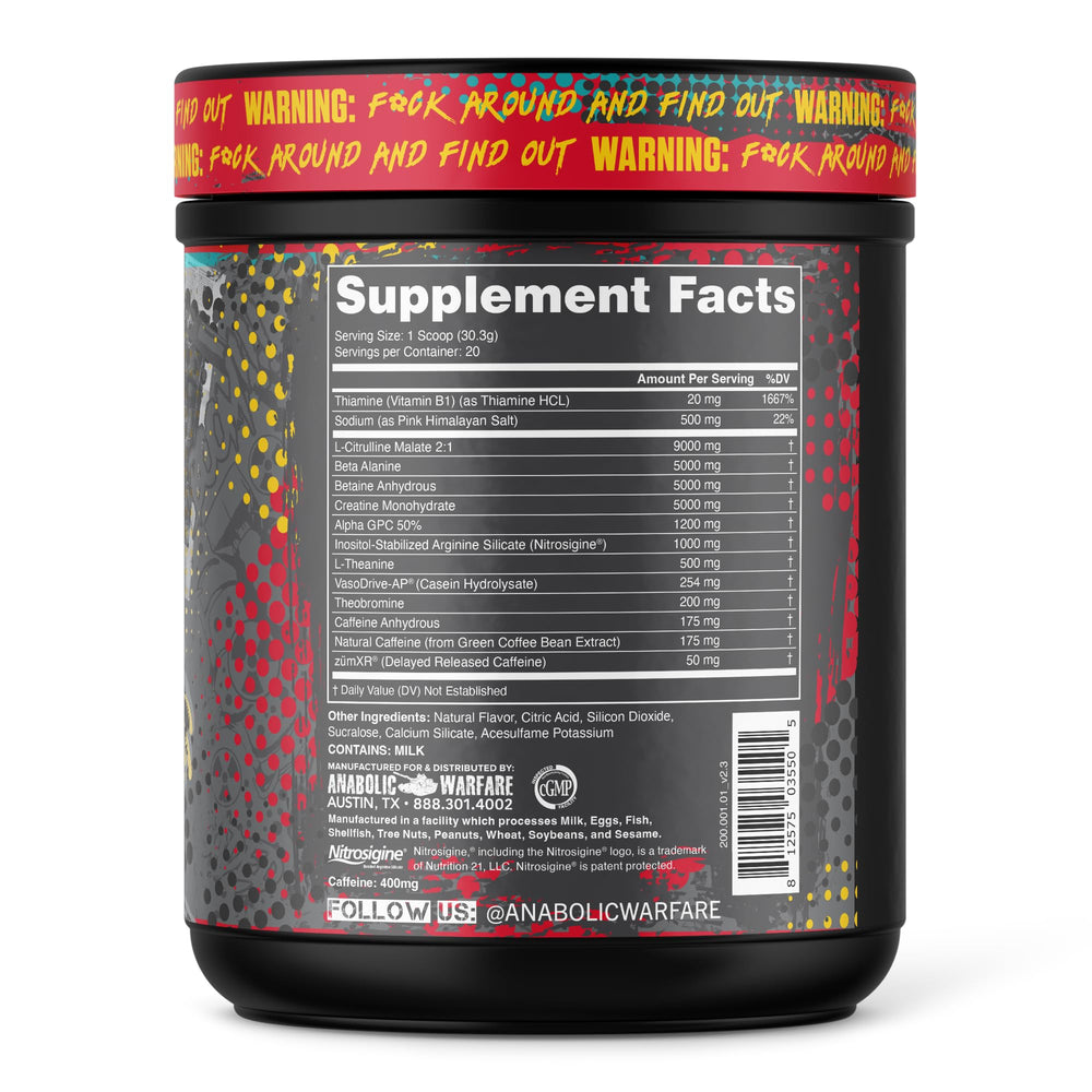 Powder scoop ready for quick pre-workout mix and immediate energy