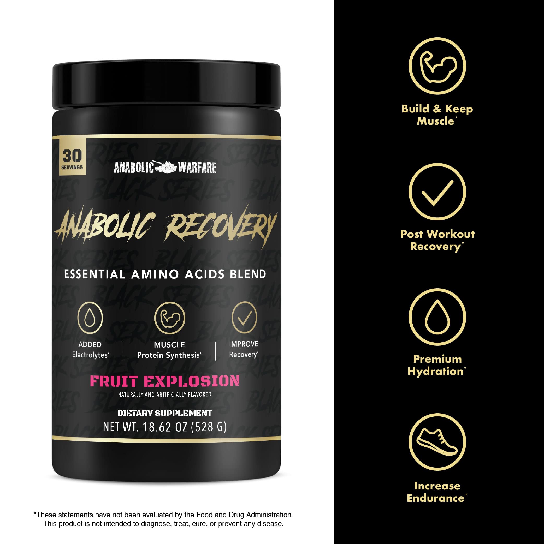 Anabolic Warfare Premium hydration with coconut water extract aids hydration