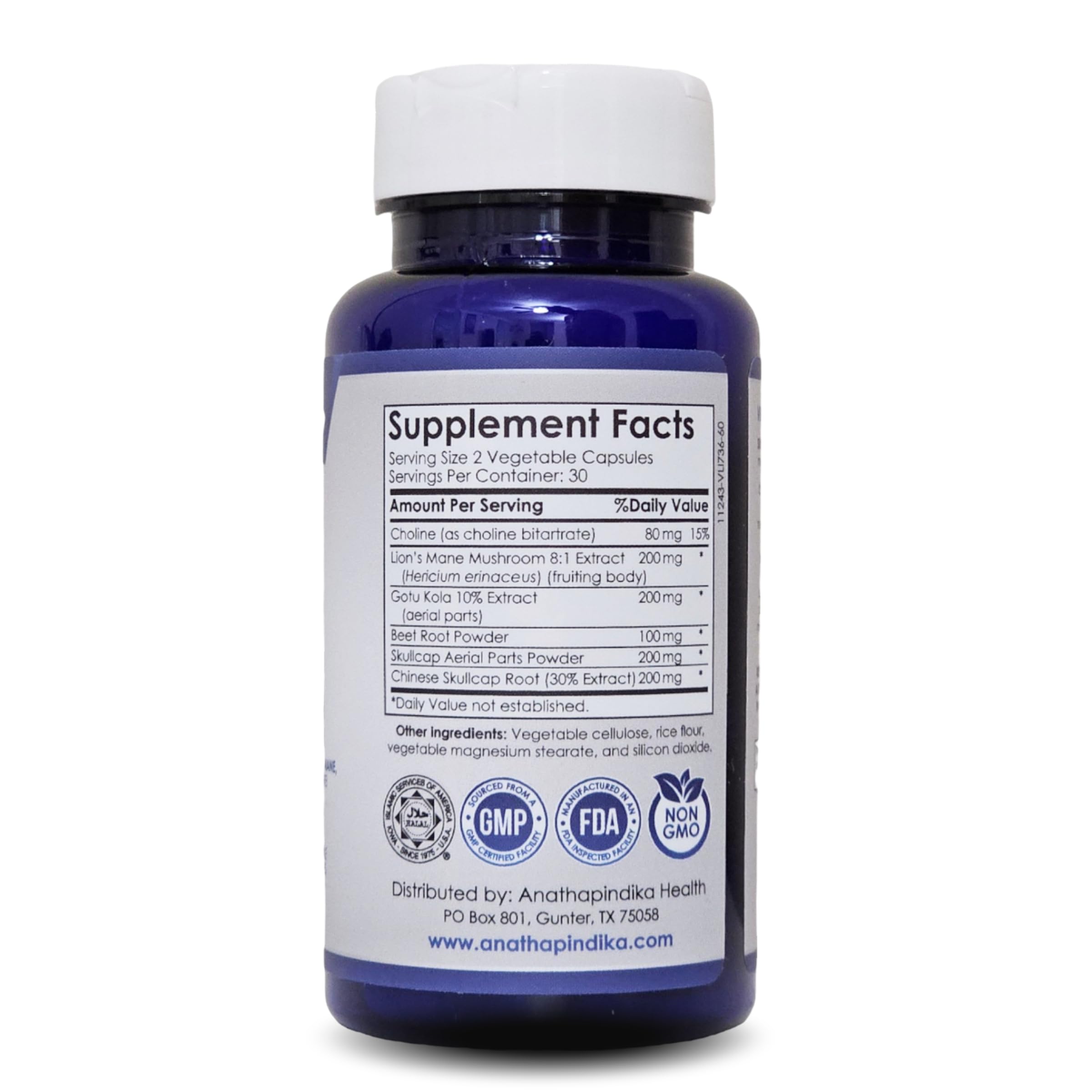 Anathapindika Health Lions Mane mushroom image highlighting natural cognitive support.