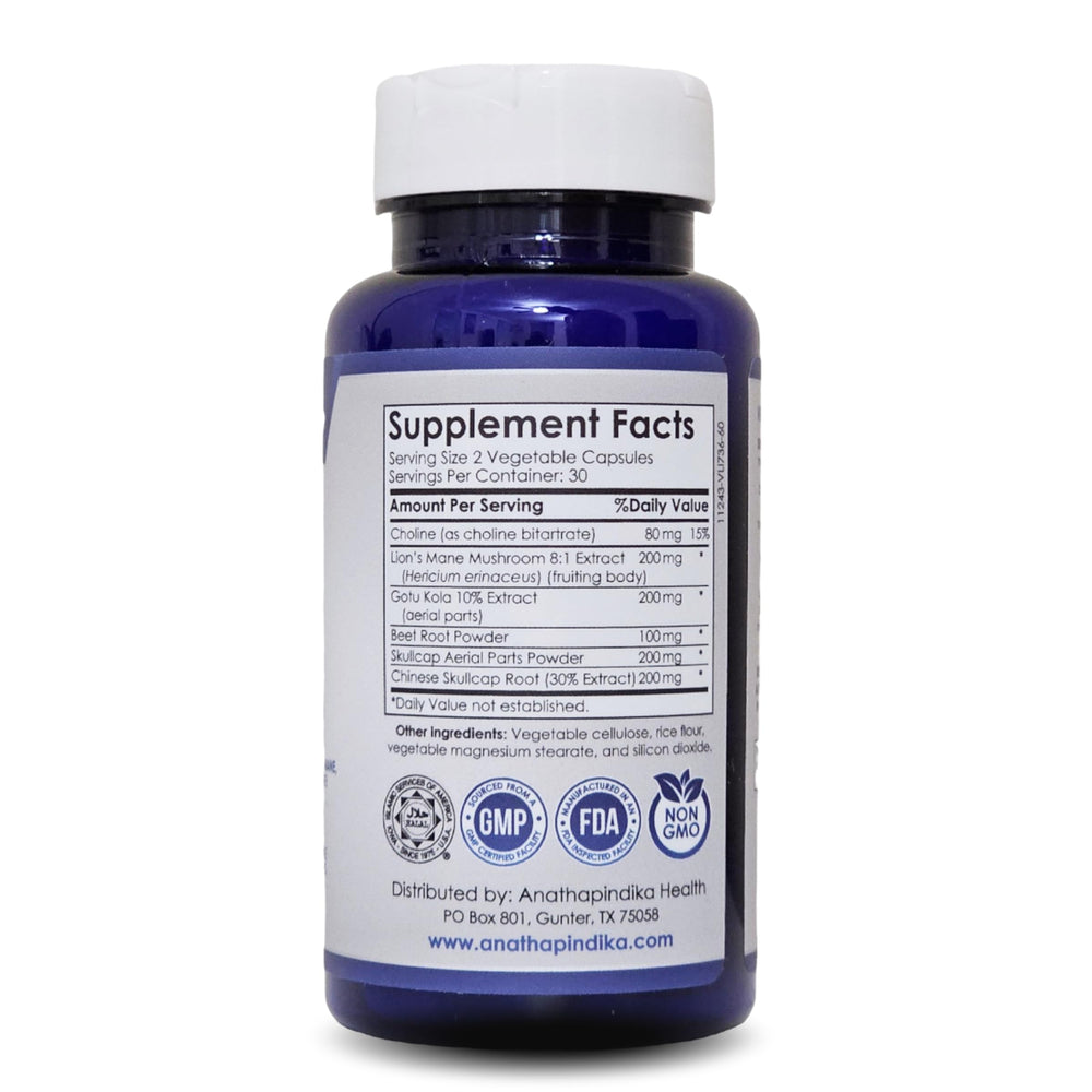 Anathapindika Health Lions Mane mushroom image highlighting natural cognitive support.