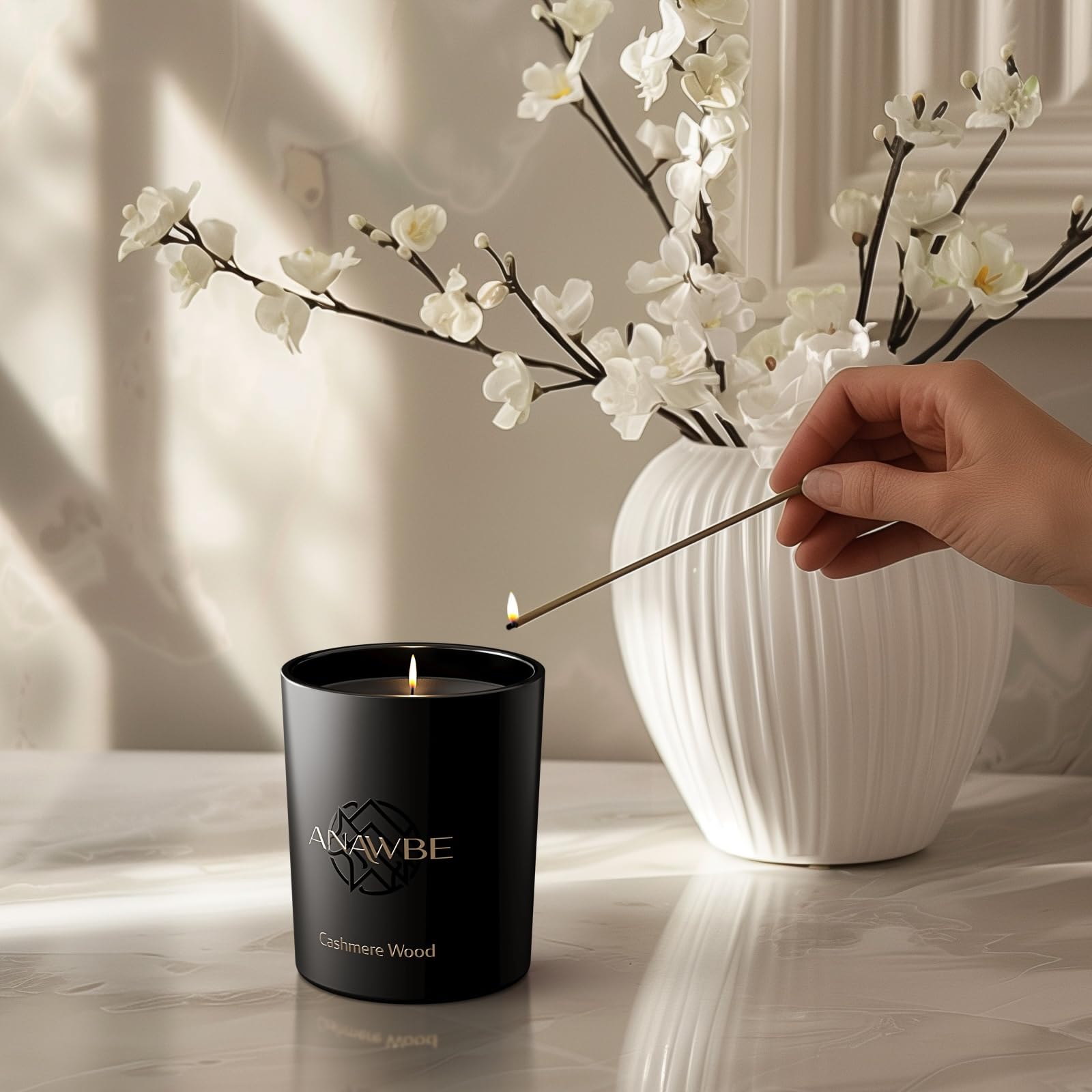 ANAWBE gold foil label adds premium detail to the packaging.