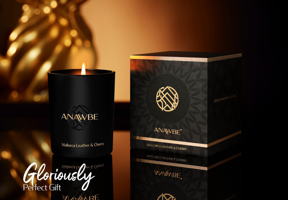 ANAWBE soy candle offers clean burn and true-to-fragrance aroma.