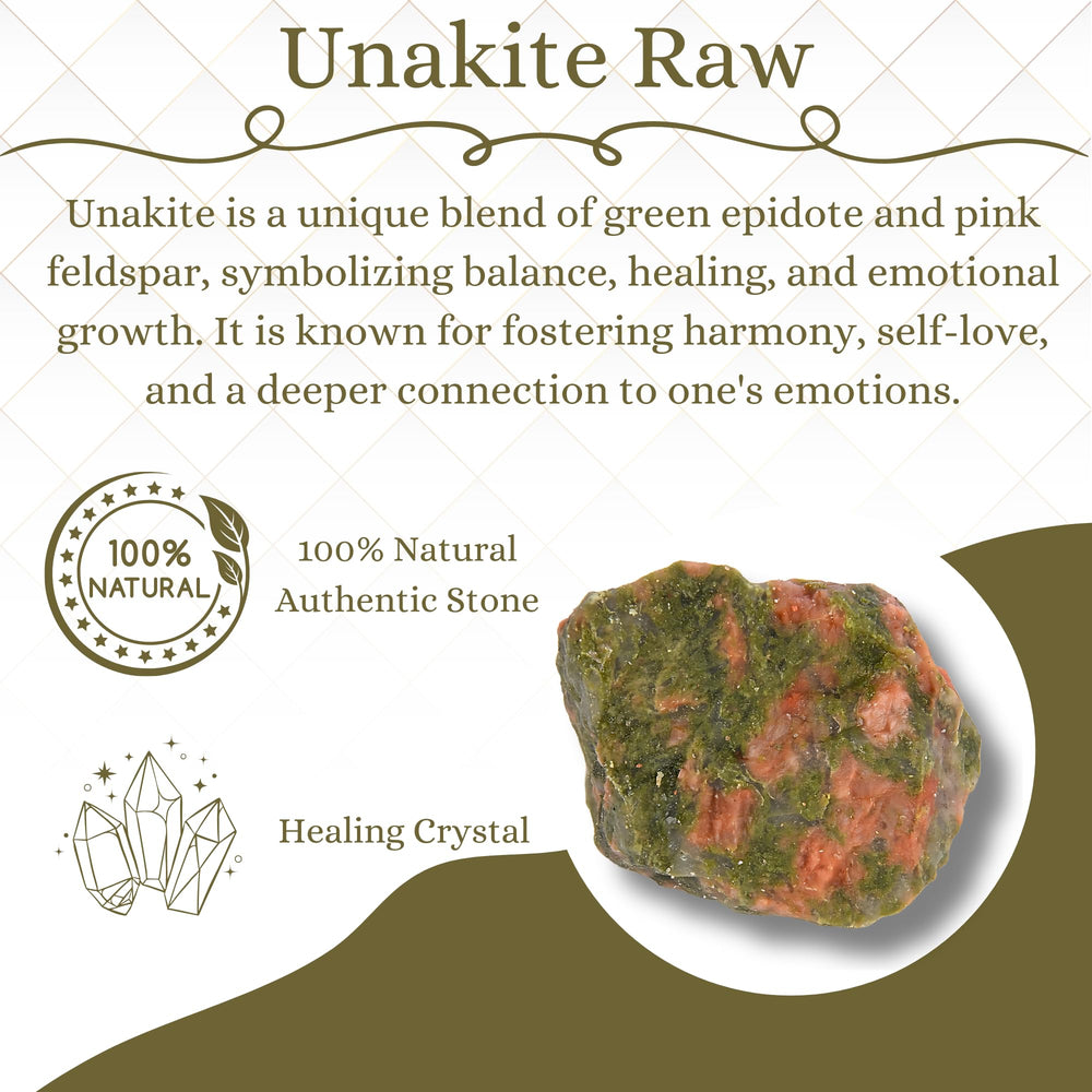 ANAYA AGATE Authenticity card with Unakite stone confirms trusted sourcing