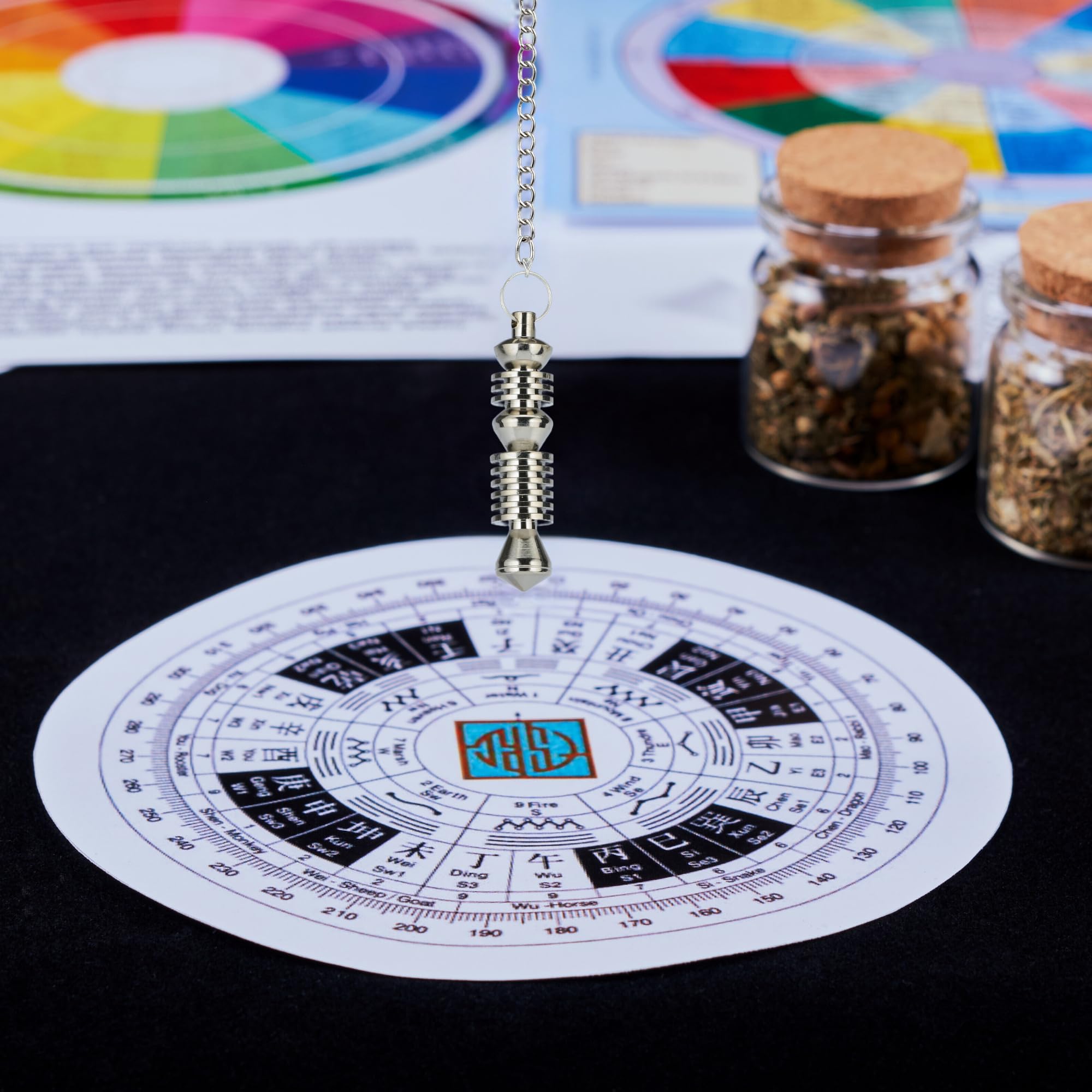 ANAYA AGATE bronze table pendulum designed for stable, reliable sessions.