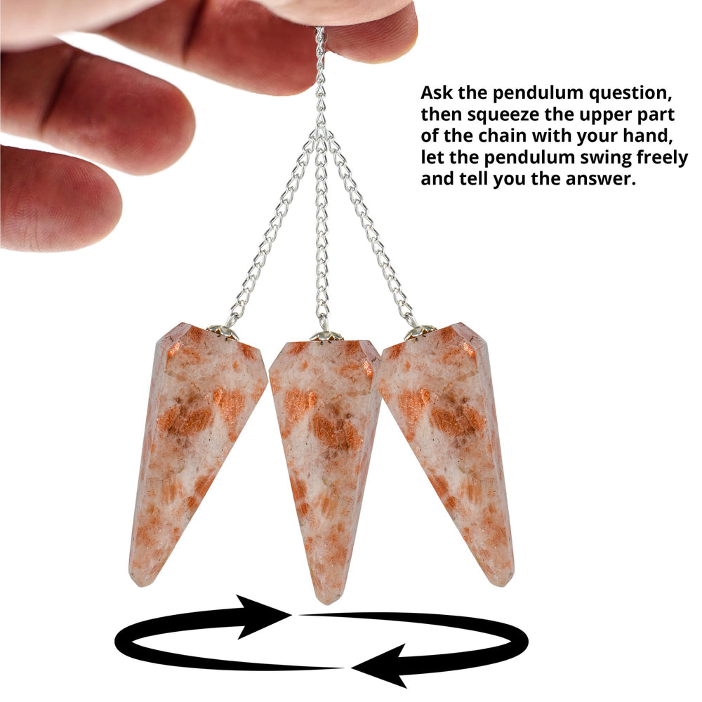 ANAYA AGATE chakra pendulum close-up highlighting energy focus