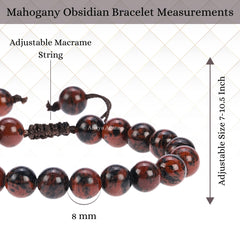 ANAYA AGATE Mahogany Obsidian bracelet worn on wrist for daily style