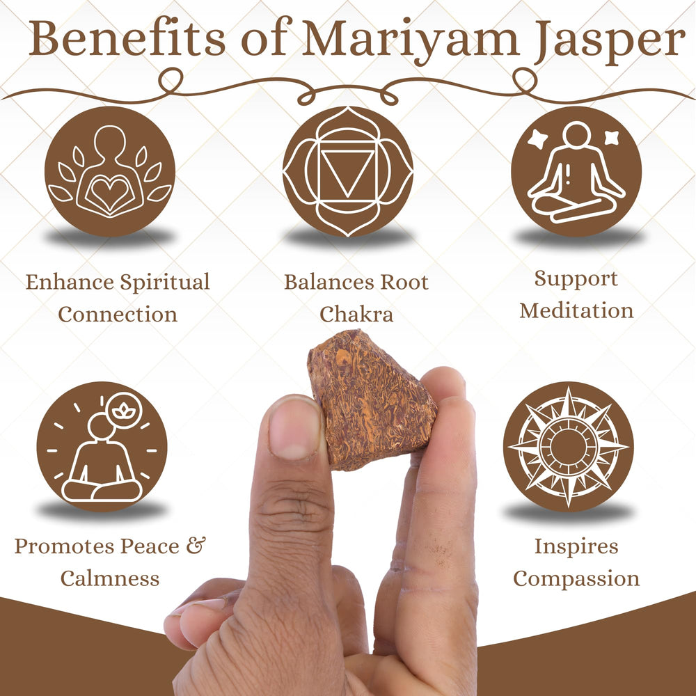 ANAYA AGATE Mariam Jasper for polishing and tumbling in DIY projects.