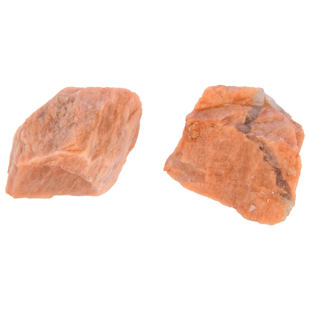 ANAYA AGATE Peach Moonstone rough stone for tumbling and DIY crystal crafts.