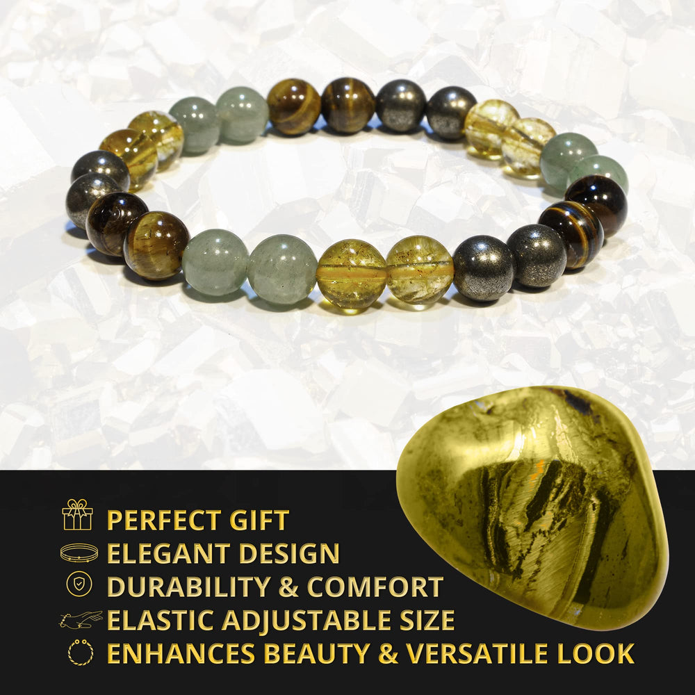 Pulsera ANAYA AGATE con aventurina verde para equilibrio emocional diario