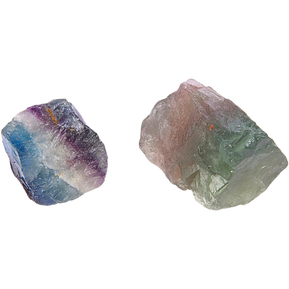 ANAYA AGATE Rainbow Fluorite rough stone ideal for tumbling and DIY jewelry projects.