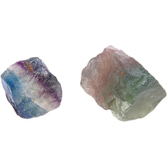 ANAYA AGATE Rainbow Fluorite rough stone ideal for tumbling and DIY jewelry projects.