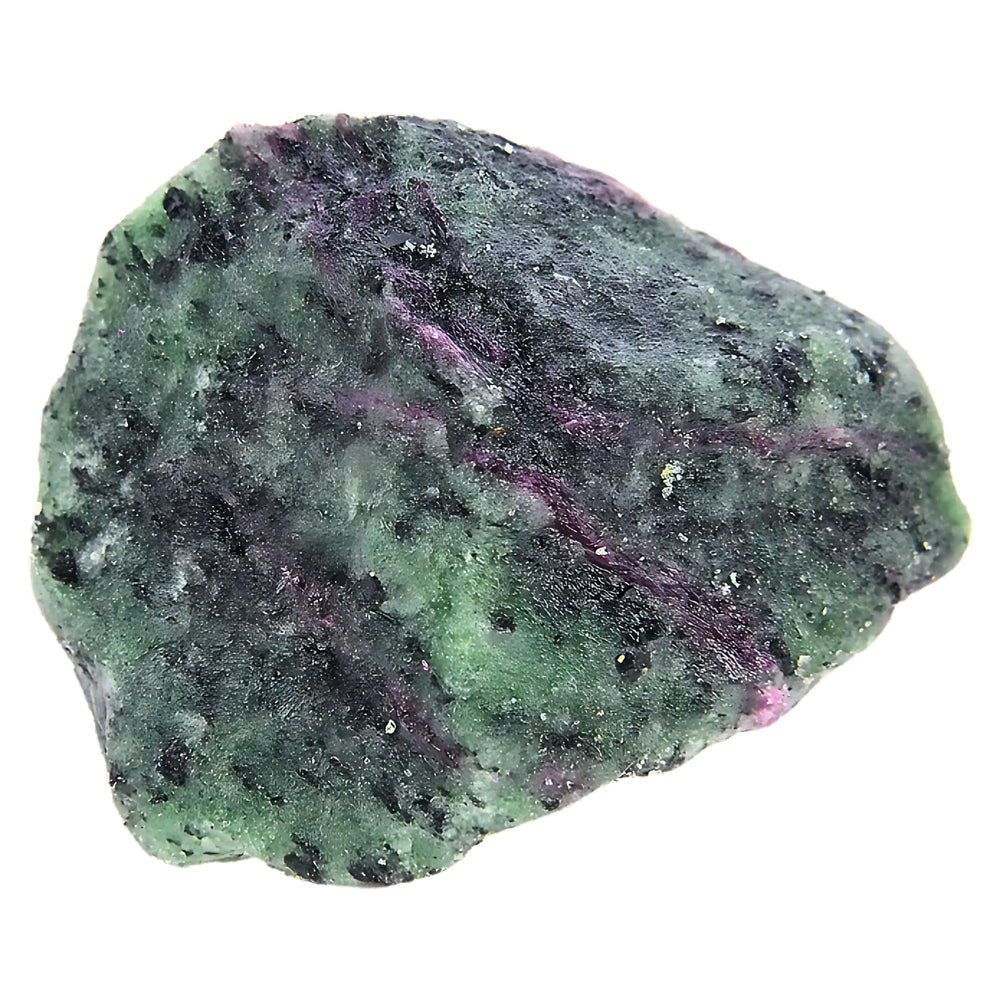 ANAYA AGATE Ruby Zoisite rough stone back view suitable for cabbing and polishing