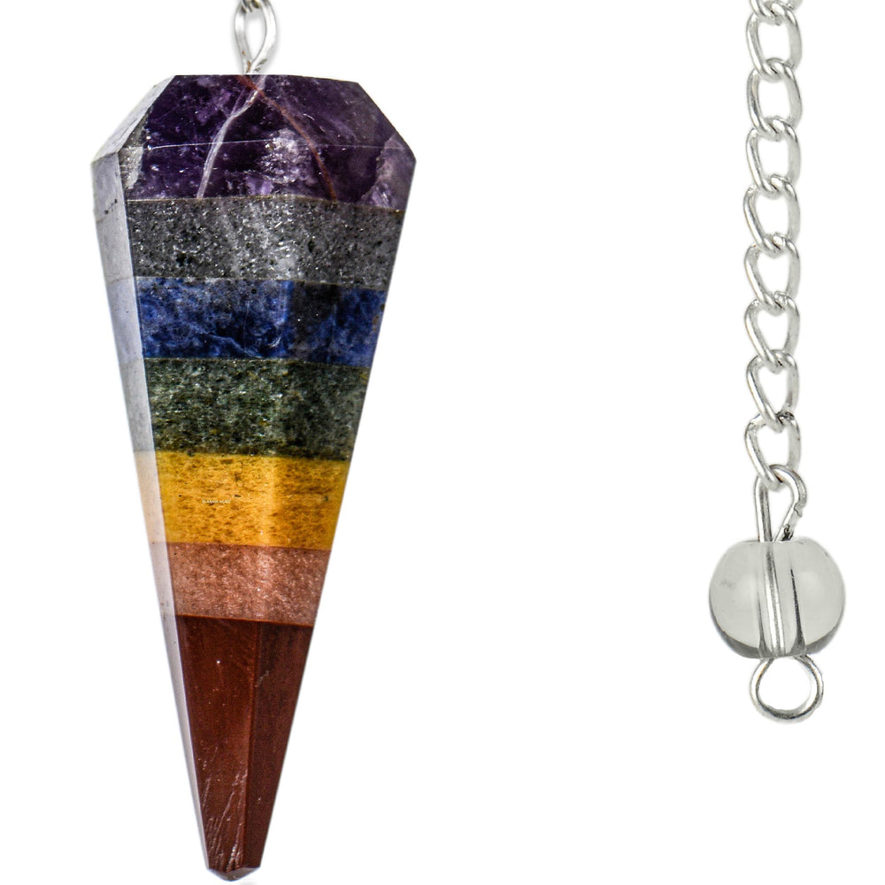 ANAYA AGATE pendulum with chain and velvet pouch for safe gifting.