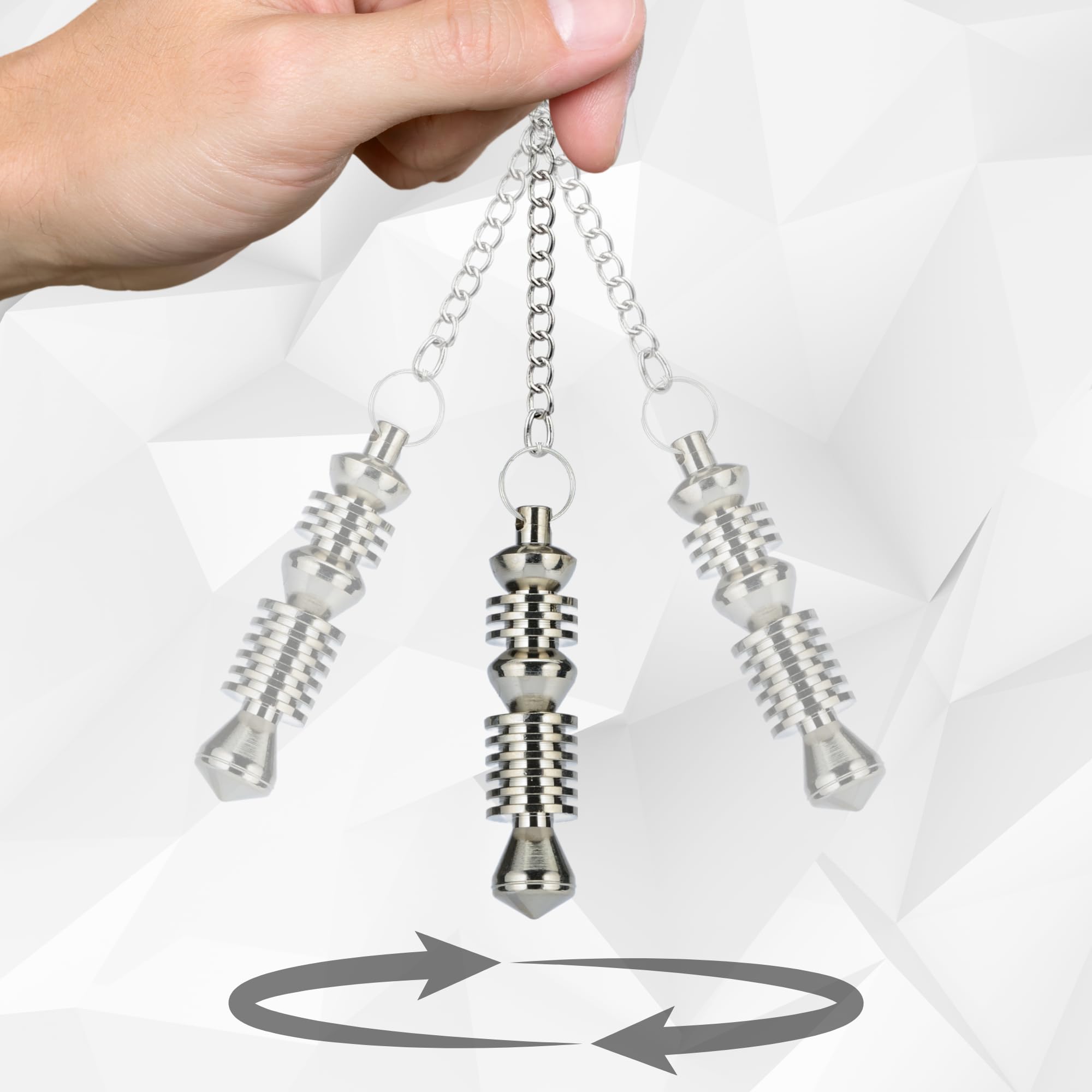 ANAYA AGATE steel copper pendulum with durable metal construction for smooth readings.