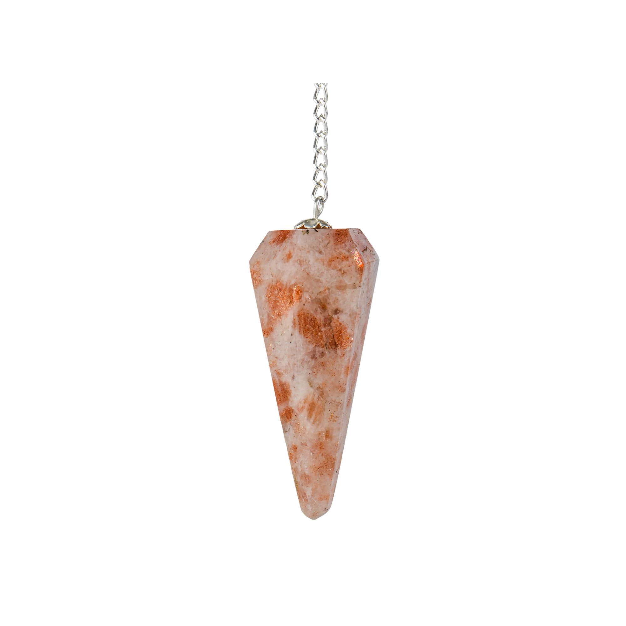 ANAYA AGATE sunstone pendulum close-up for dowsing and reflection