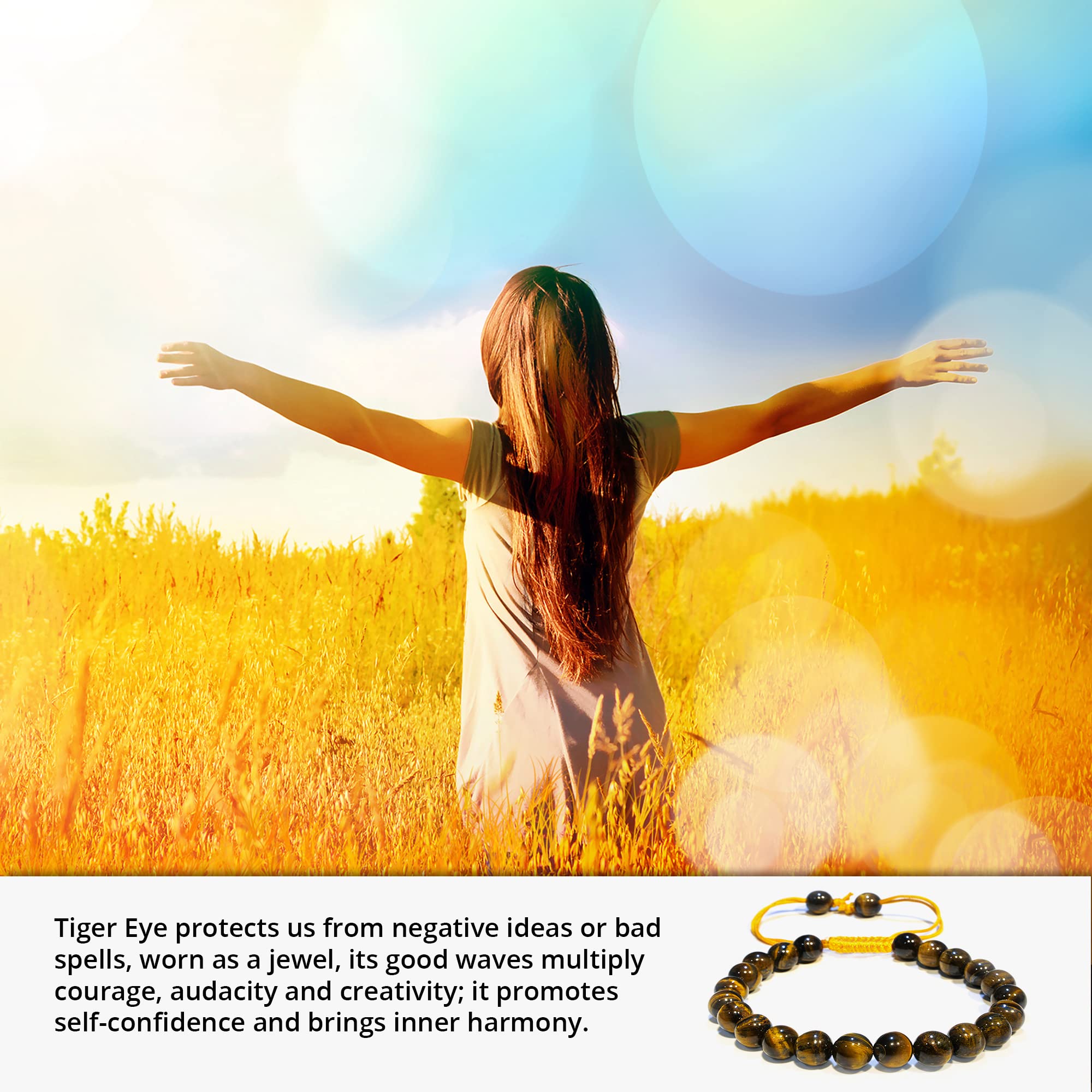 ANAYA AGATE Tiger Eye Bracelet worn with casual outfit for versatile style