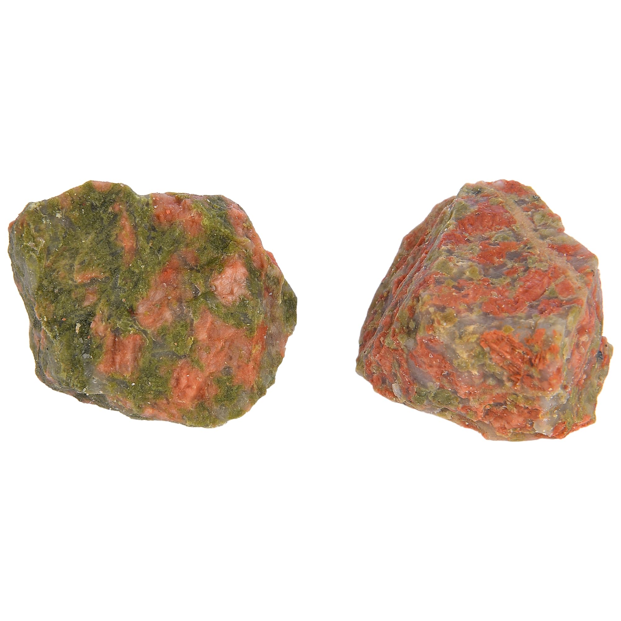 ANAYA AGATE Unakite rough stone close-up, highlighting texture for collection and DIY