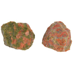 ANAYA AGATE Unakite rough stone close-up, highlighting texture for collection and DIY