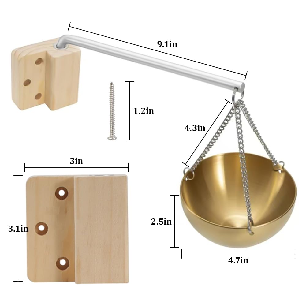 Anbt gold-finish sauna bowl adds a luxe touch to wellness spaces.