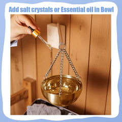 Anbt stainless steel oil cup holder sits beside the diffuser for easy aroma release.