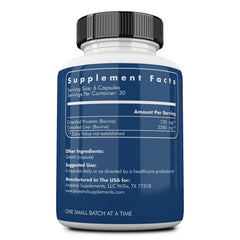 Ancestral Supplements beef prostate and liver capsules for nutritional support.
