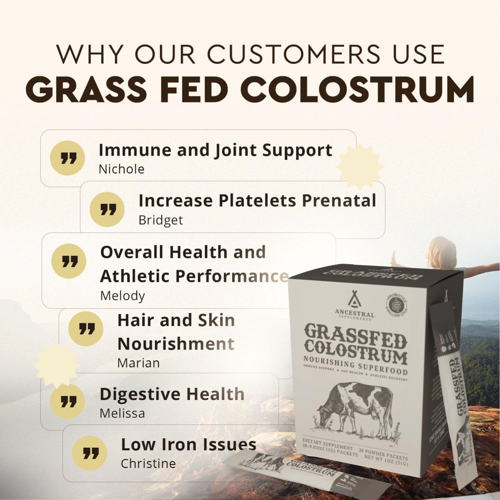 Ancestral Supplements gut health focus supports digestive balance.