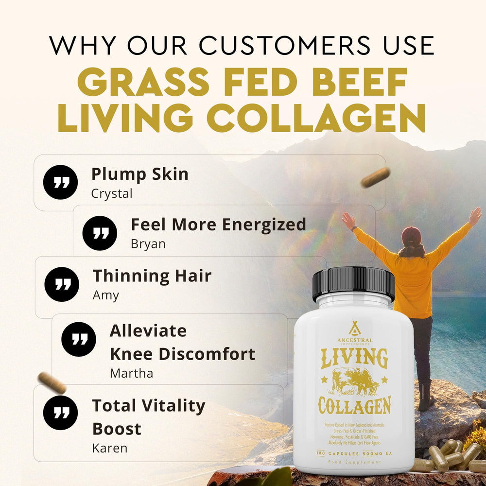 Visual of joints and skin health concepts associated with Living Collagen