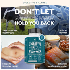 Ancestral Supplements Bacillus subtilis probiotic image emphasizes gut flora balance.