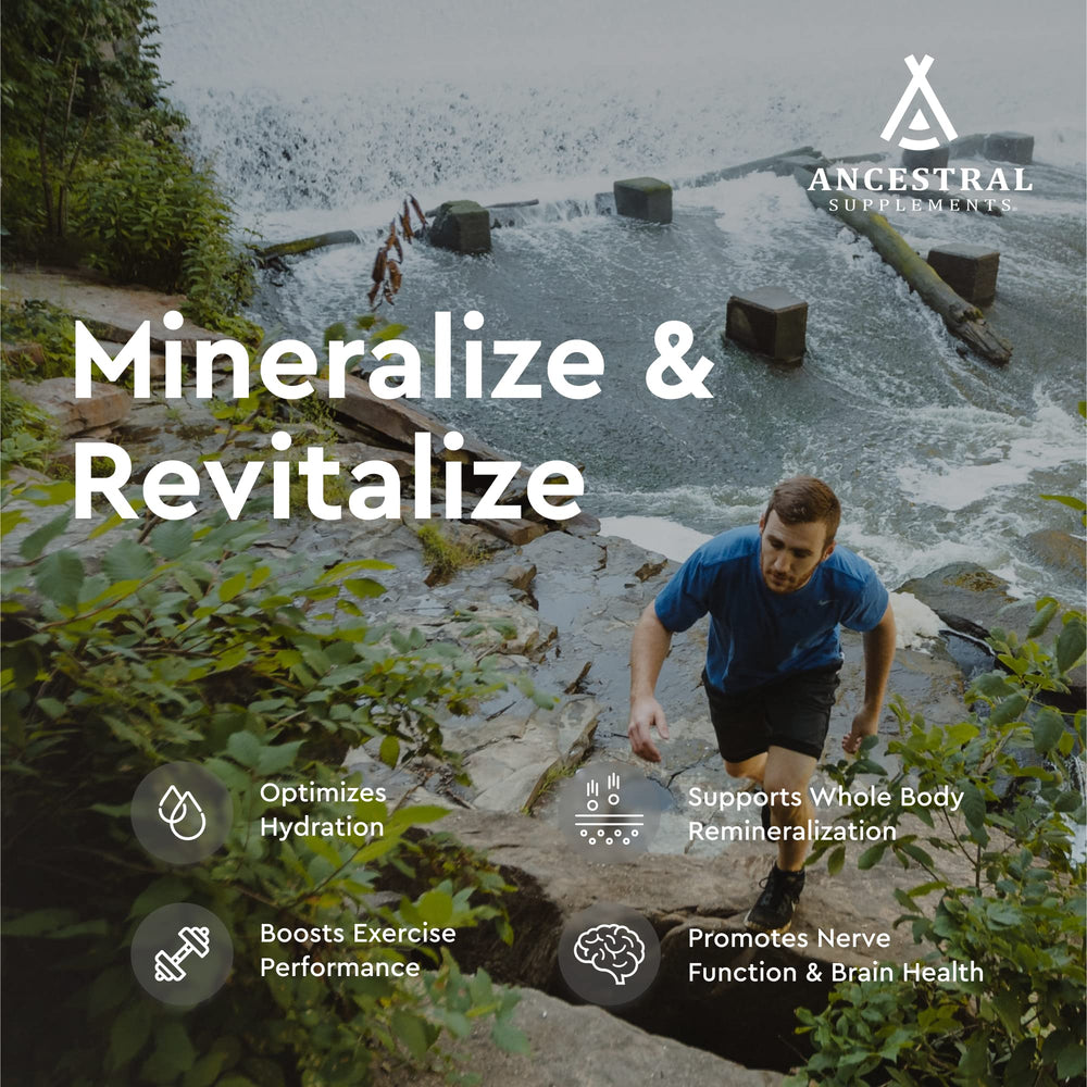 Ancestral Supplements wild-harvest kelp sources highlighting pristine ocean minerals