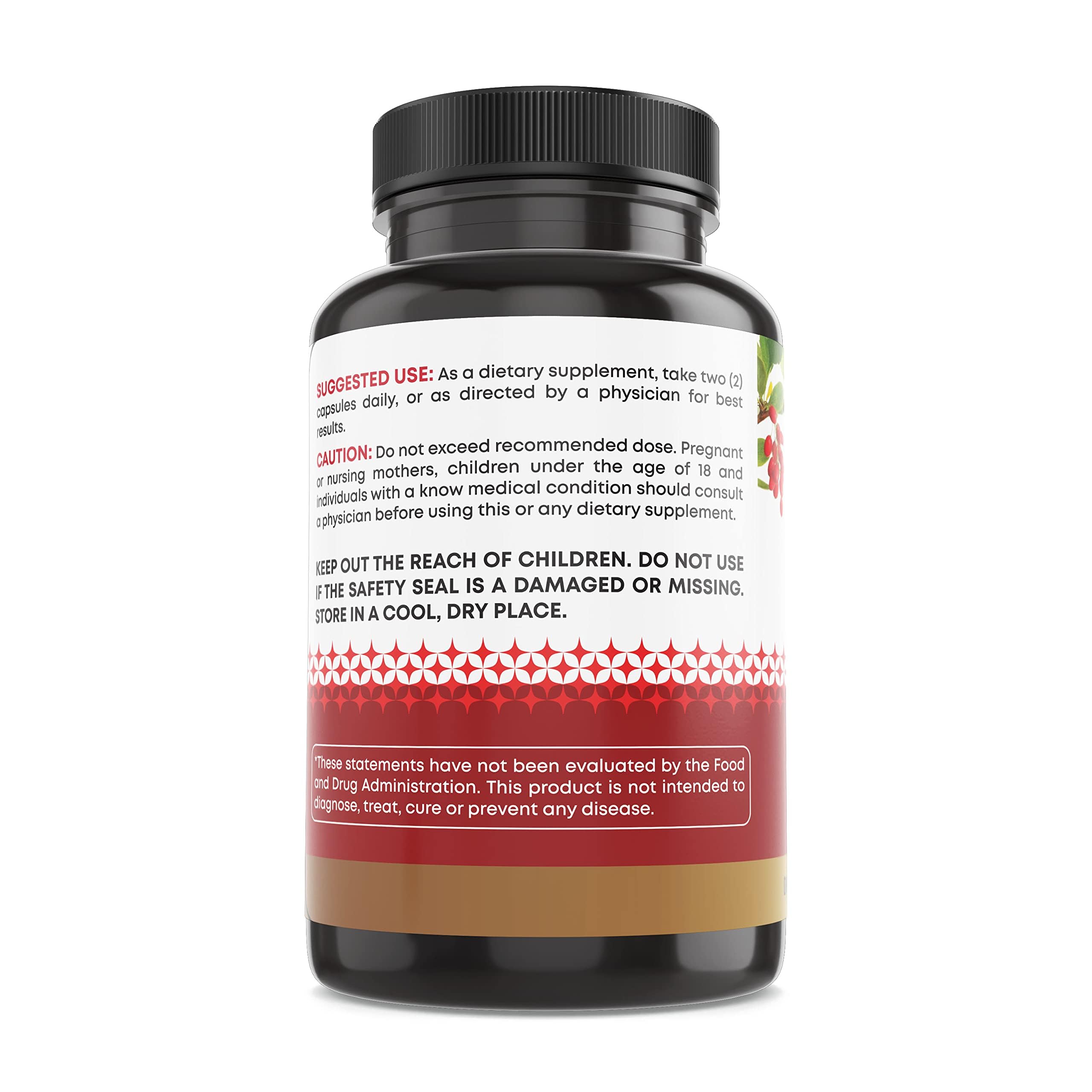 Ancient Bliss green tea extract capsules for daytime vitality.