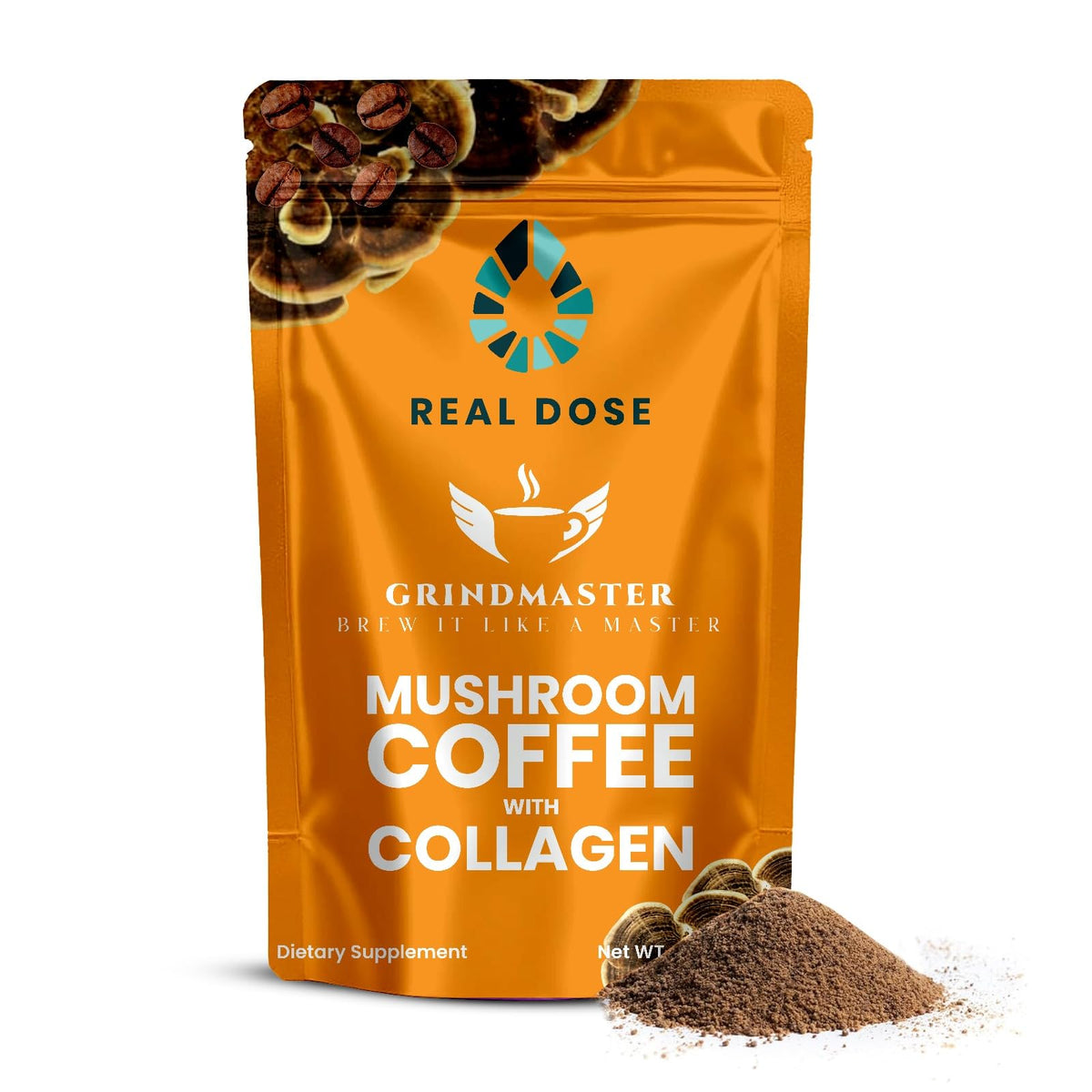 ANCIENT DIOSA Mushroom Coffee cup showing mental clarity and steady energy.