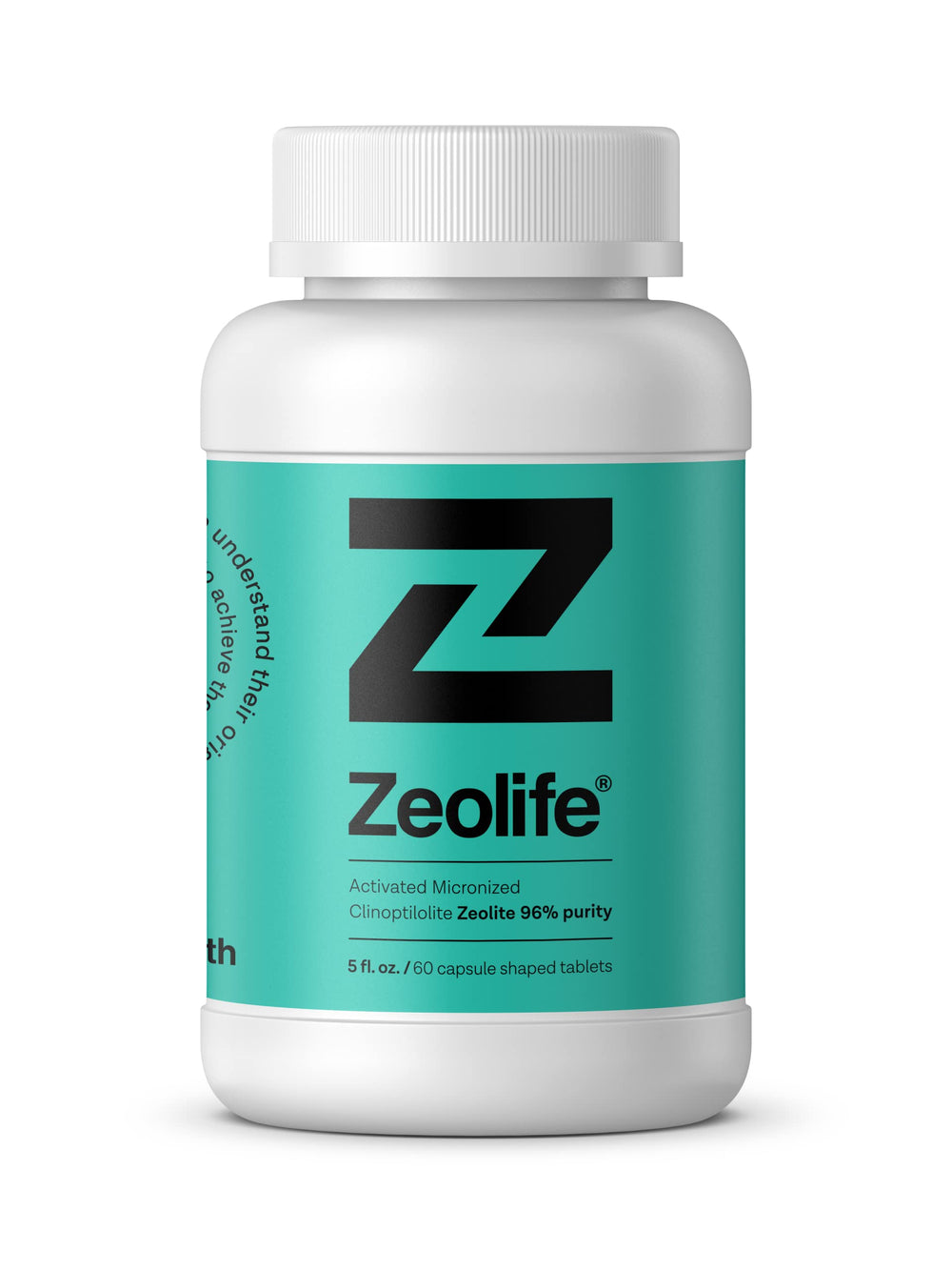 ANCIENT HEALTH Zeolite bottle pour enables smooth, measured daily dosing.