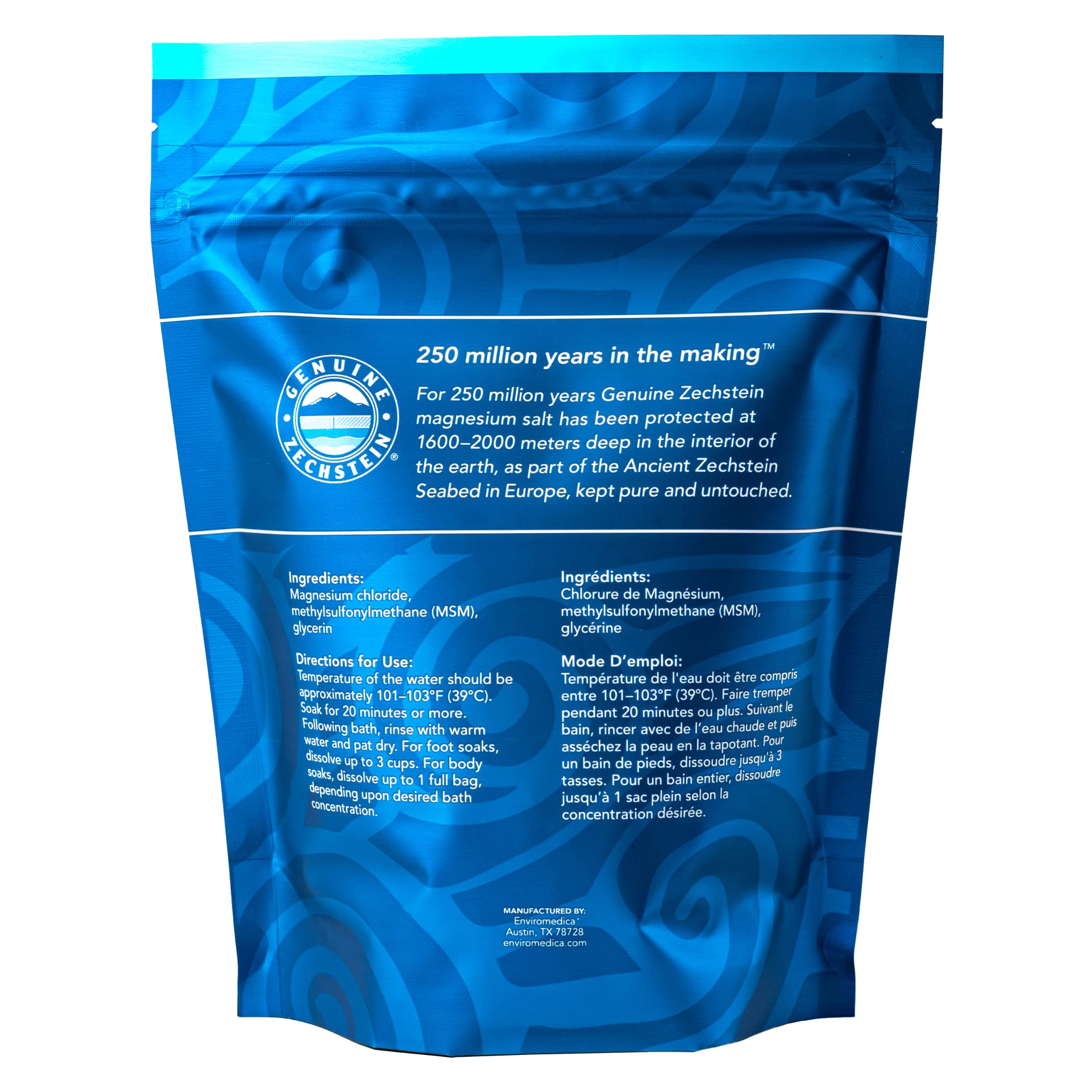 Ancient Minerals Magnesium Bath Flakes Ultra foot soak for tired feet.