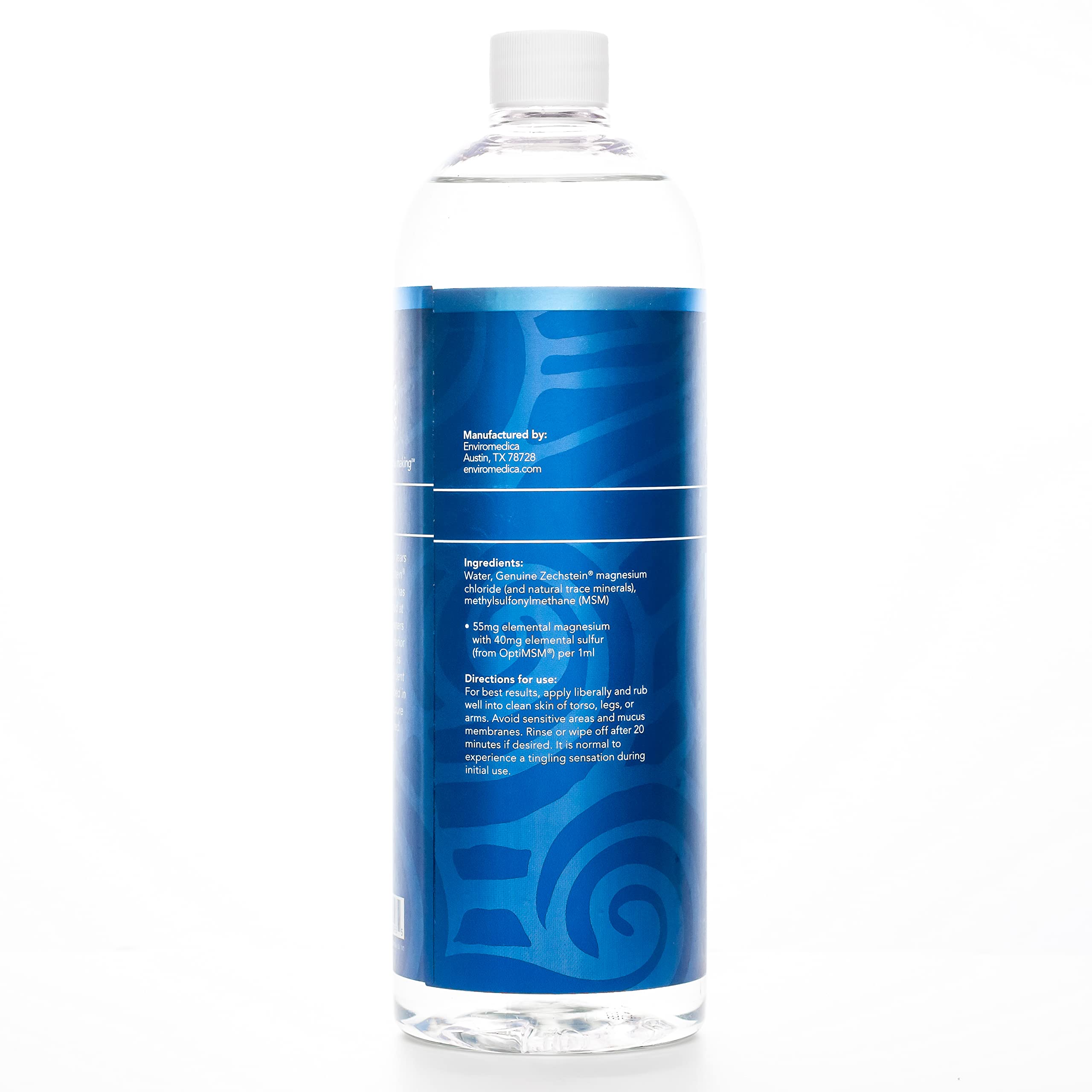 Ancient Minerals bottle on shelf communicates long-term convenience.