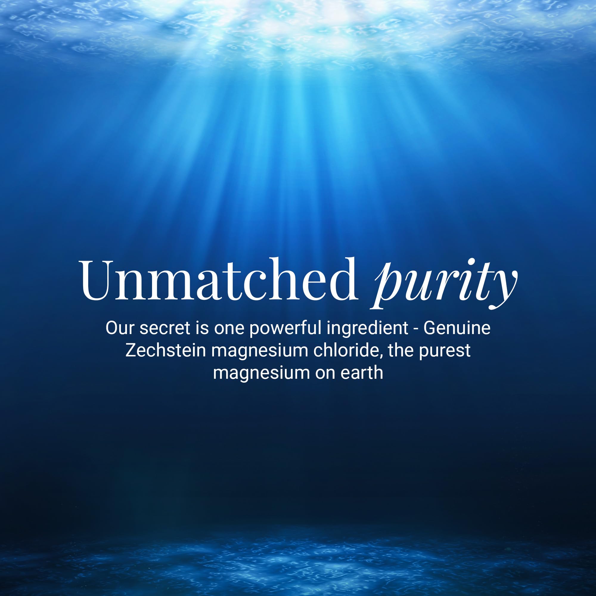 Ancient Minerals Ultra Magnesium Oil Spray MSM visual showing MSM-infused topical formula.