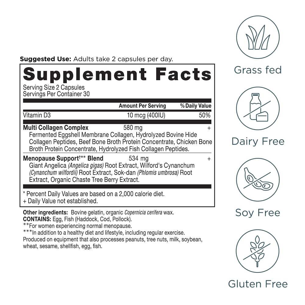 Ancient Nutrition capsules poured into hand, easy daily intake.