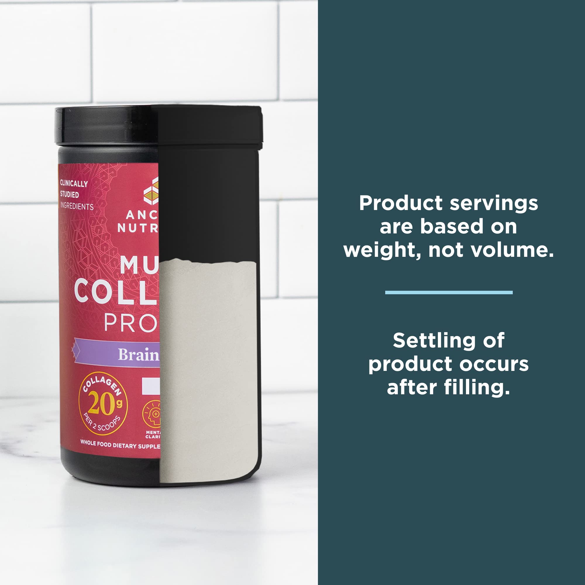 Ancient Nutrition clean sourcing label highlights quality ingredients from trusted farms.